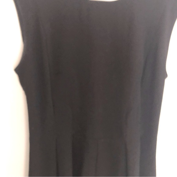 Dynamite Small Fit and Flare Crewneck Sleeveless Classic Black Dress Office Suit - Picture 8 of 13